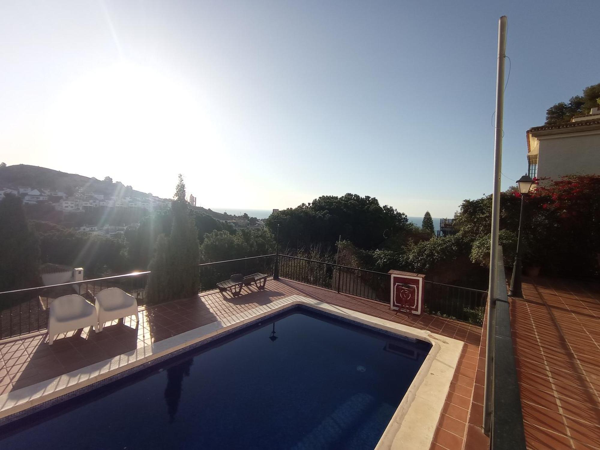 Apartamento En Villa Con Piscina Málaga Eksteriør bilde
