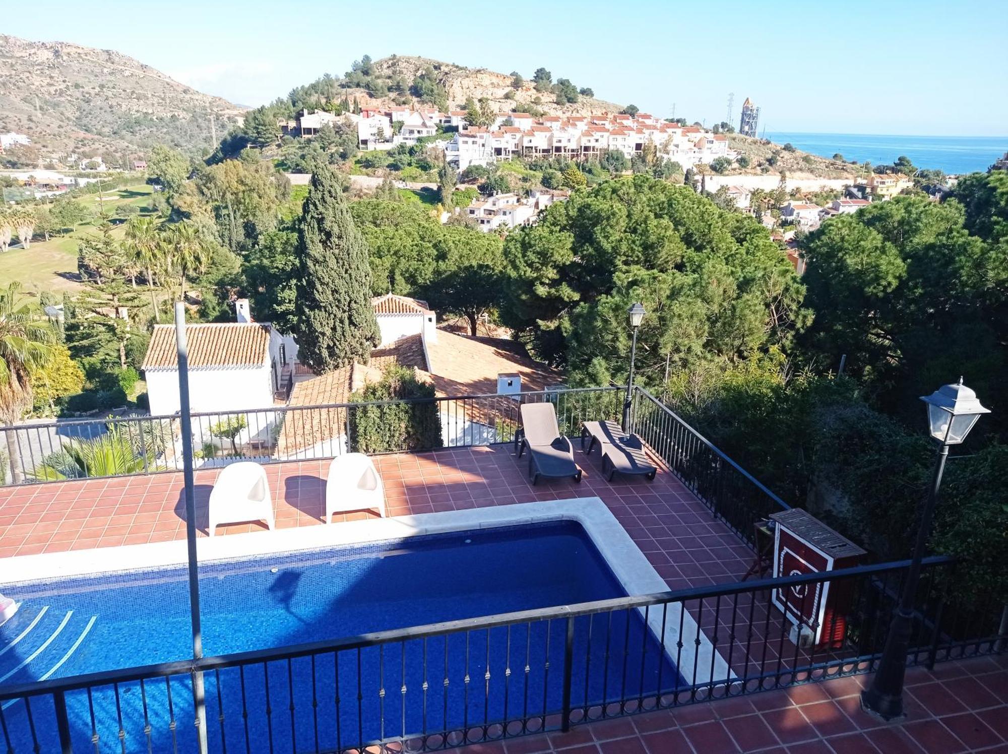 Apartamento En Villa Con Piscina Málaga Eksteriør bilde