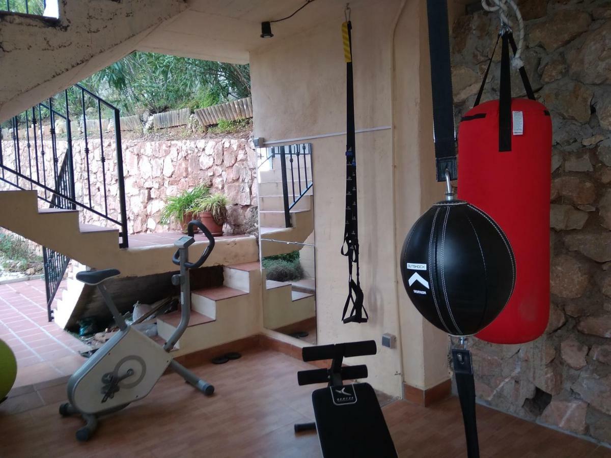 Apartamento En Villa Con Piscina Málaga Eksteriør bilde